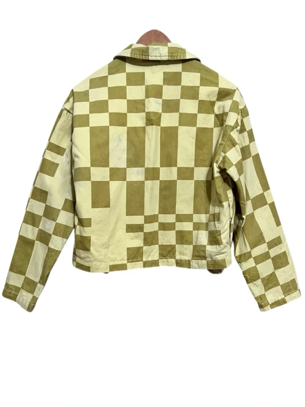 Paloma Wool Lime green check Space jacket sz Small
